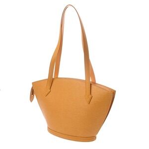 Louis Vuitton Yellow Tassili Saint Long Jacques Shoulder Leather Epi Bag